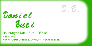 daniel buti business card